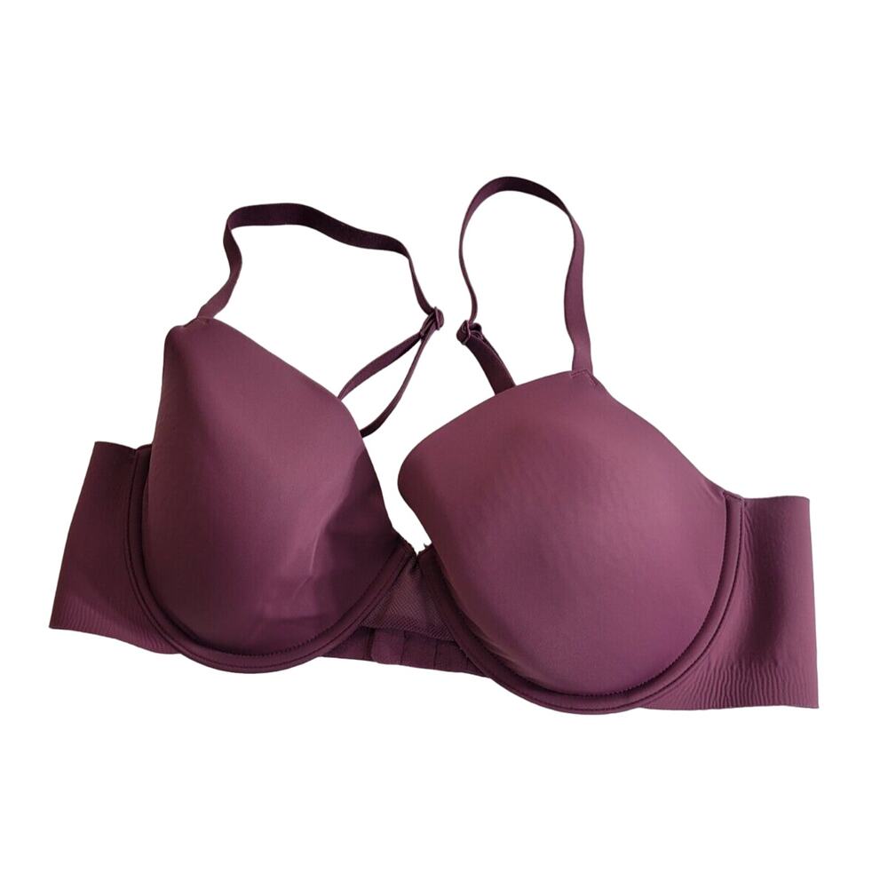 Maidenform Self Expressions Purple Lightly Lined Underwire T-Shirt Bra‎ Size 36C